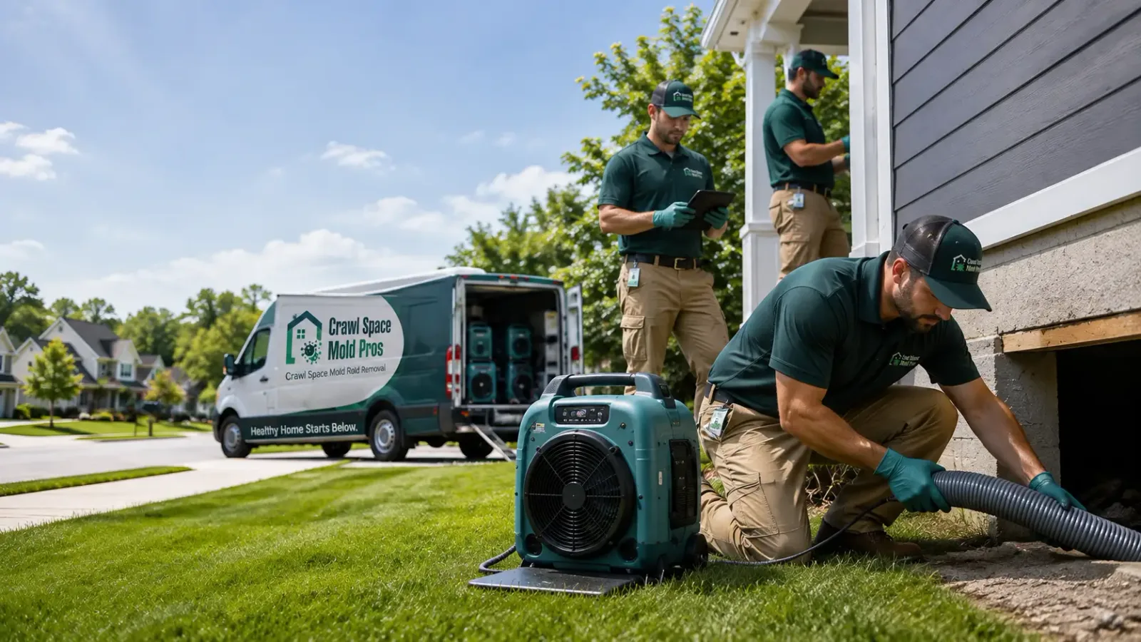 Crawl Space Mold Removal in Cascade, ID